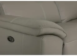 Zetel Singer 2,5+2-zit - leder - taupe met relax- Zetels