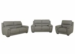 Zetel Sneak 2,5+2+1-zit - leder - elephant- Zetels