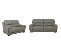 Zetel Sneak 2,5+2-zit - leder - elephant- Zetels