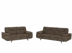 Zetel Stan 3+2-zit - stof - bruin- Zetels