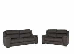 Zetels|Zetel Still 2,5+2-zit - stof - grijs & bruin