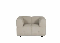 Zetel Tortuga 1-zit - stof - beige- Zetels