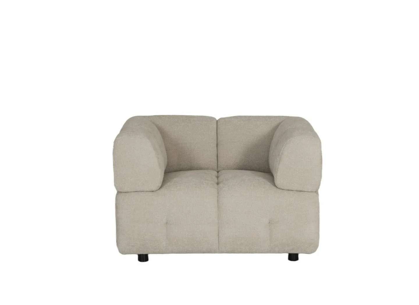 Zetel Tortuga 1-zit - stof - beige- Zetels