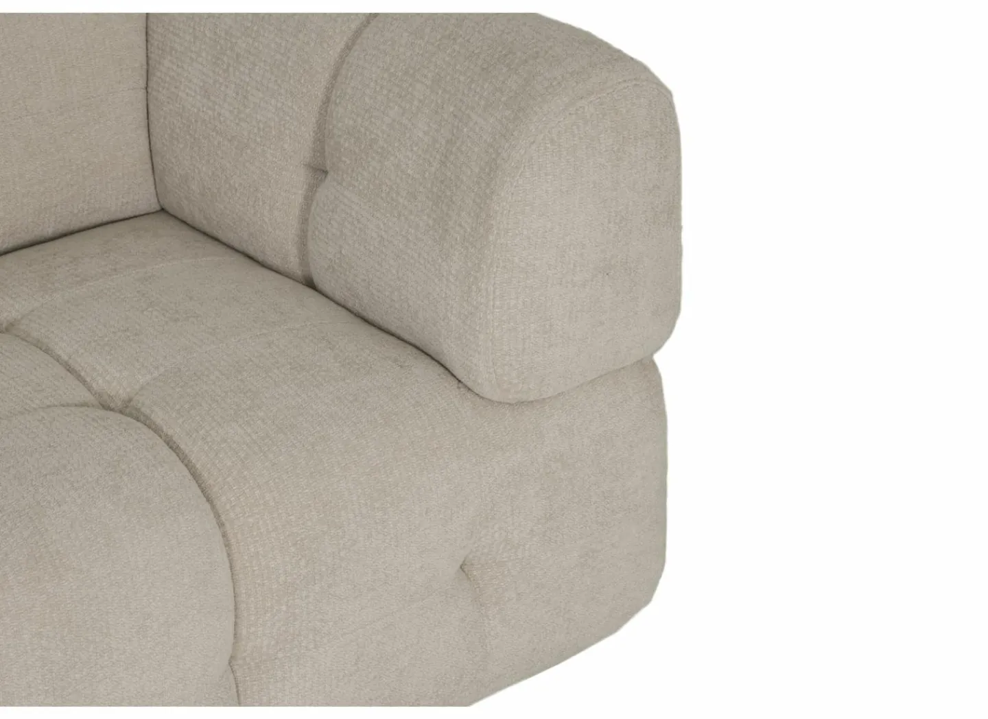 Zetel Tortuga 1-zit - stof - beige- Zetels