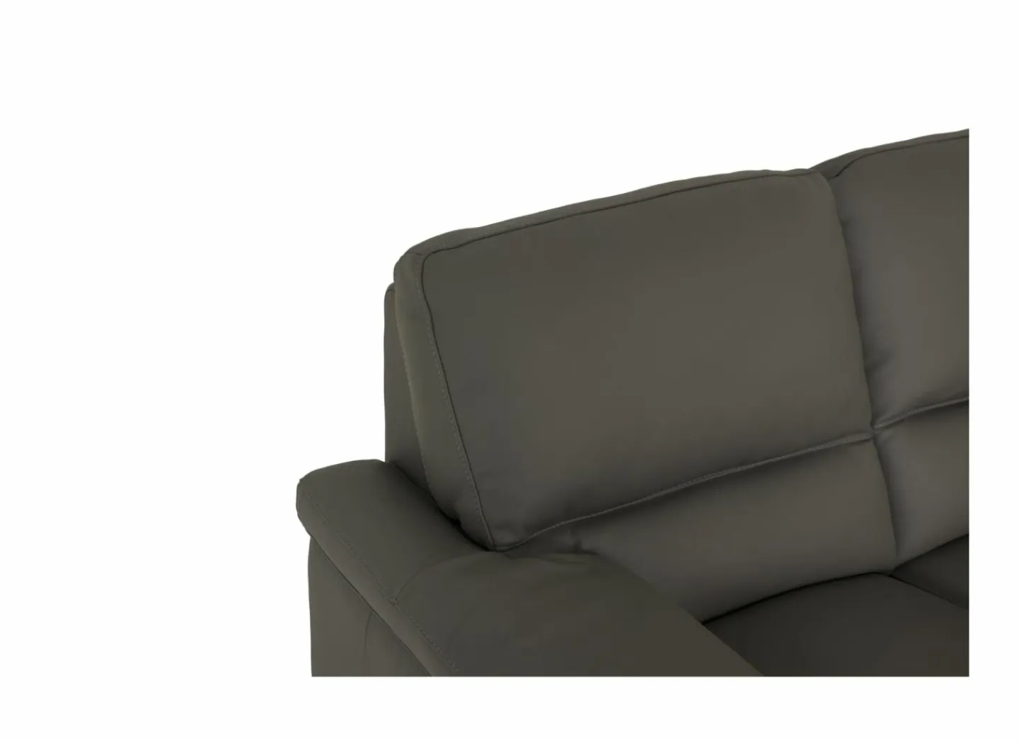 Zetel Tributo 3+2-zit - leder - elephant royal met relax- Zetels