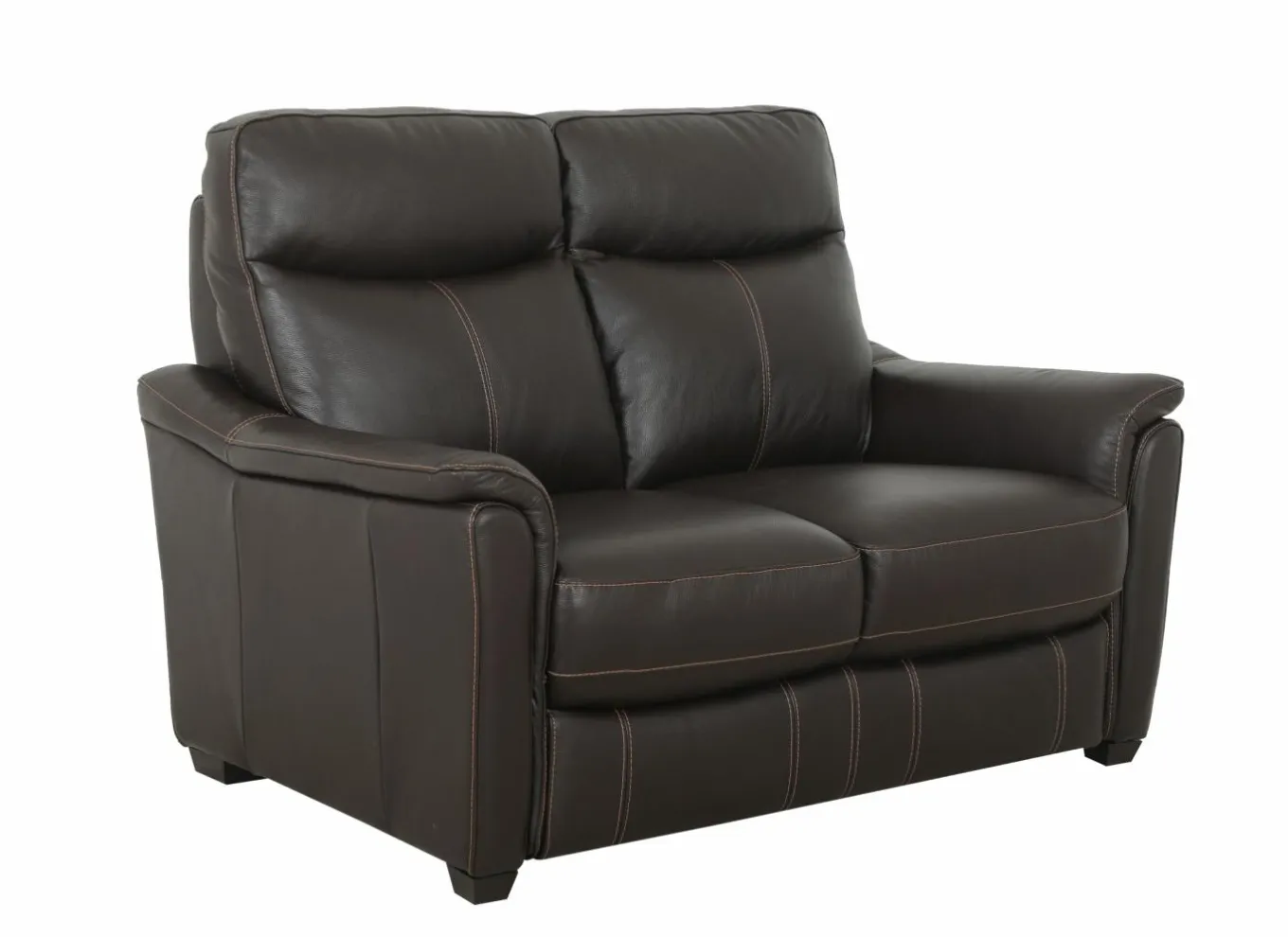 Zetels|Zetel Wise 2-zit - leder - walnut