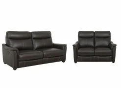 Zetel Wise 2,5+2-zit - leder - walnut- Zetels