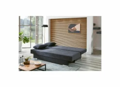 Zetelbed Grenoble 2 persoons stof antraciet- Zetelbedden