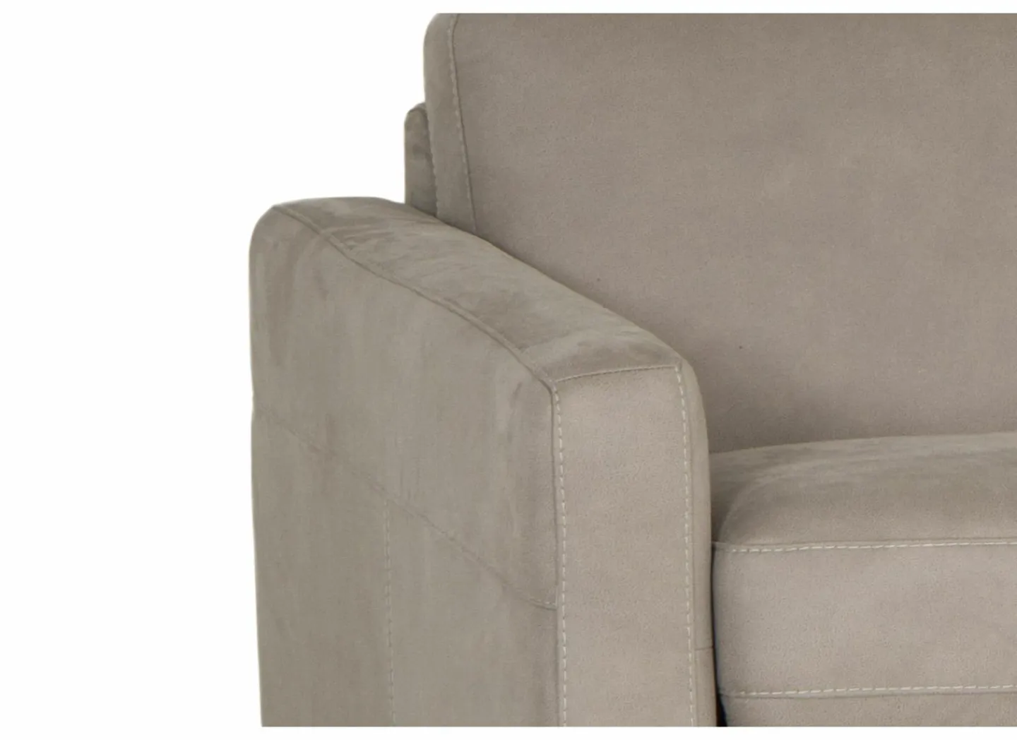 Zetelbed Juicy 2 persoons - 193x96cm - stof - grijs- Zetelbedden|Slaapbanken