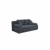 Slaapbanken|Zetelbed Lindau 2 persoons - 203x106cm - stof - blauw
