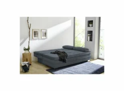 Slaapbanken|Zetelbed Lindau 2 persoons - 203x106cm - stof - blauw