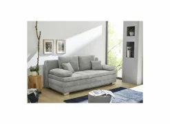 Zetelbed Lindau  2 persoons - 203x106cm -  stof - grijs- Slaapbanken