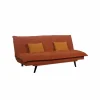 Zetelbed Nation 1 persoons - 193x89cm -  stof - oranje- Zetelbedden|Slaapbanken