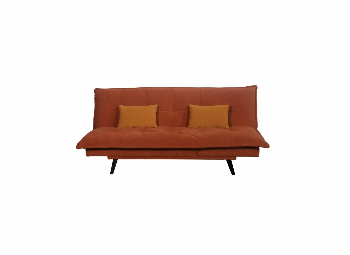 Zetelbed Nation 1 persoons - 193x89cm - stof - oranje- Zetelbedden|Slaapbanken