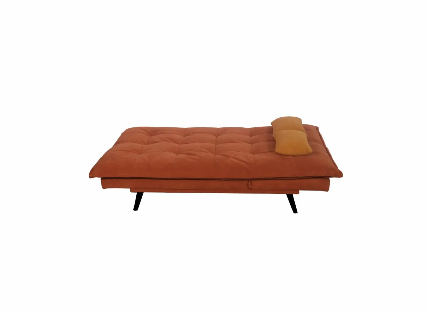 Zetelbed Nation 1 persoons - 193x89cm - stof - oranje- Zetelbedden|Slaapbanken