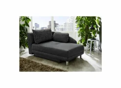 Slaapbanken|Fauteuils|Zetelbed Roy Recamière 149x90cm - stof - grijs