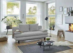 Zetelbed SO240 Bern 2 persoons - stof - grijs- Zetelbedden