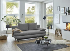 Zetelbed SO240 Bern 2 persoons - stof - donkergrijs- Zetelbedden