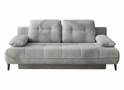 Zetelbed Till 2-persoons - stof - lichtgrijs met opbergruimte- Zetelbedden