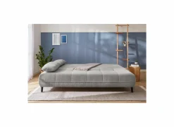 Zetelbed Till 2-persoons - stof - lichtgrijs met opbergruimte- Zetelbedden