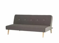 Zetelbedden|Slaapbanken|Zetelbed Wasabi 2 persoons - 180x90cm - stof - grijs