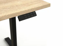 Kantoorbureau|Zit sta bureau Flexo-2 150x80xH73-123cm - decor - zand eik