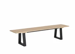 Zitbank Sherwood 180cm - eik massief - naturel- Banken