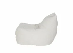 Zitzak Karina 80x83x106cm - bouclé - wit- Kindermeubelen|Zitzakken