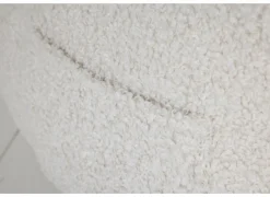 Zitzak Karina 80x83x106cm - bouclé - wit- Kindermeubelen|Zitzakken