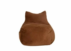 Zitzak Karina 80x83x106cm - stof - oranje- Kindermeubelen|Zitzakken