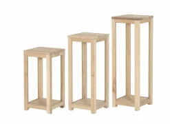 Zuil Arriba 30x30x60cm - eik massief - naturel- Zuilen|Zuilen