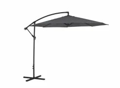Zweefparasol Agape Ø300cm antraciet met beschermhoes- Zweefparasols
