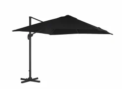 Zweefparasols|Zweefparasol Ekaterini 300x300cm - zwart met beschermhoes